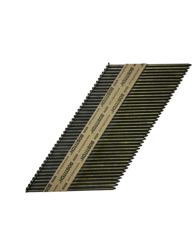 Bostich 3.1 x 90mm Streifennägel, 34°, feuerverzinkt, 1100 Stk., D-Flachkopf