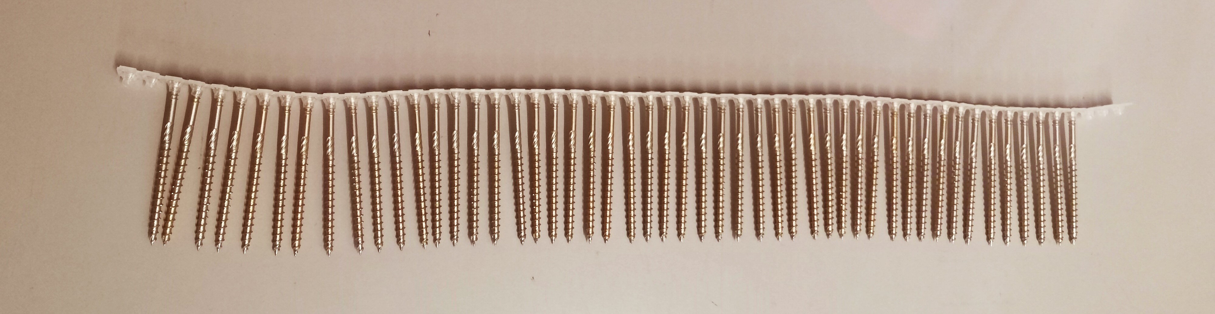 5,0x75mm Holzbauschrauben mit ETA Zulassung, SFD25, magaziniert, gelb verzinkt 1000 Stk.