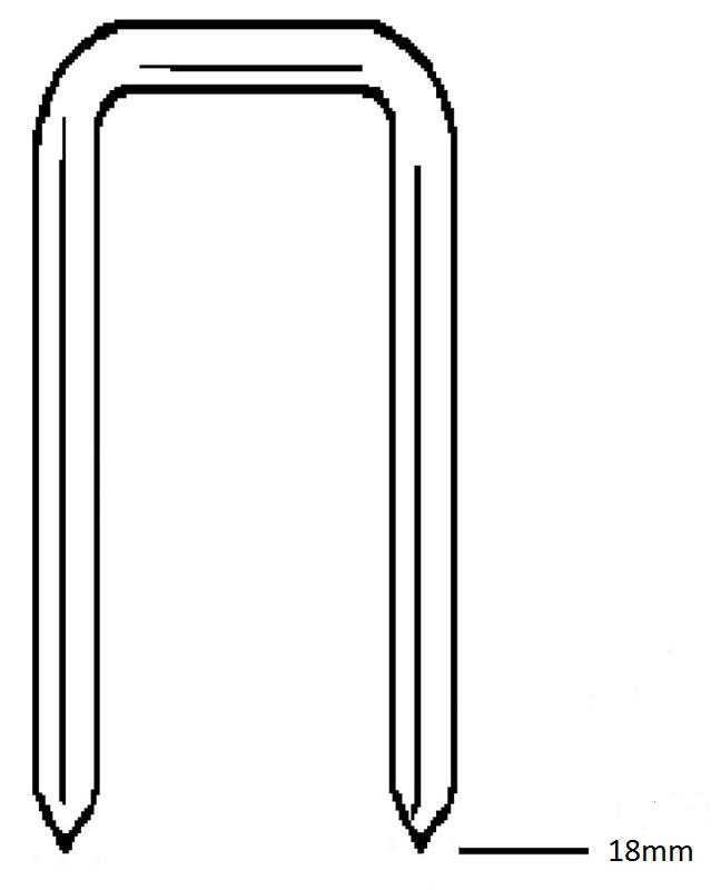 Haubold Klammern KG 718 CDNK/H - 10800 Stück