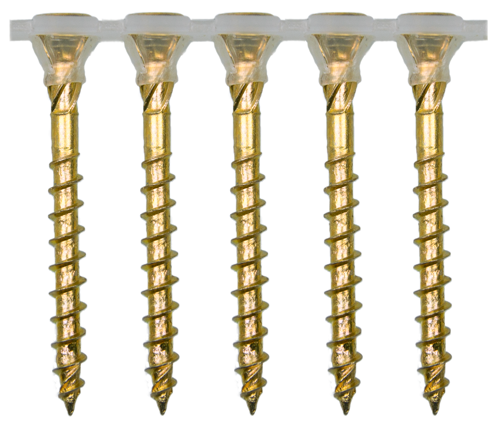 4,2x45mm magazinierte Holzbauschraube, gelb verzinkt, Torx20, 1.000 Stück