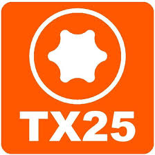 5.0x80mm Magazinierte Holzbauschrauben, gelb verzinkt, Torx25, 500 Stück