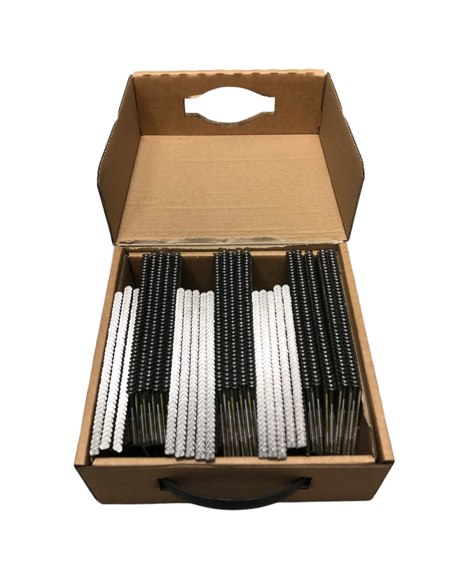 DH 2.8 x 75mm, 34°, blank, gerillt, 2200 Stk. D-Flachkopf