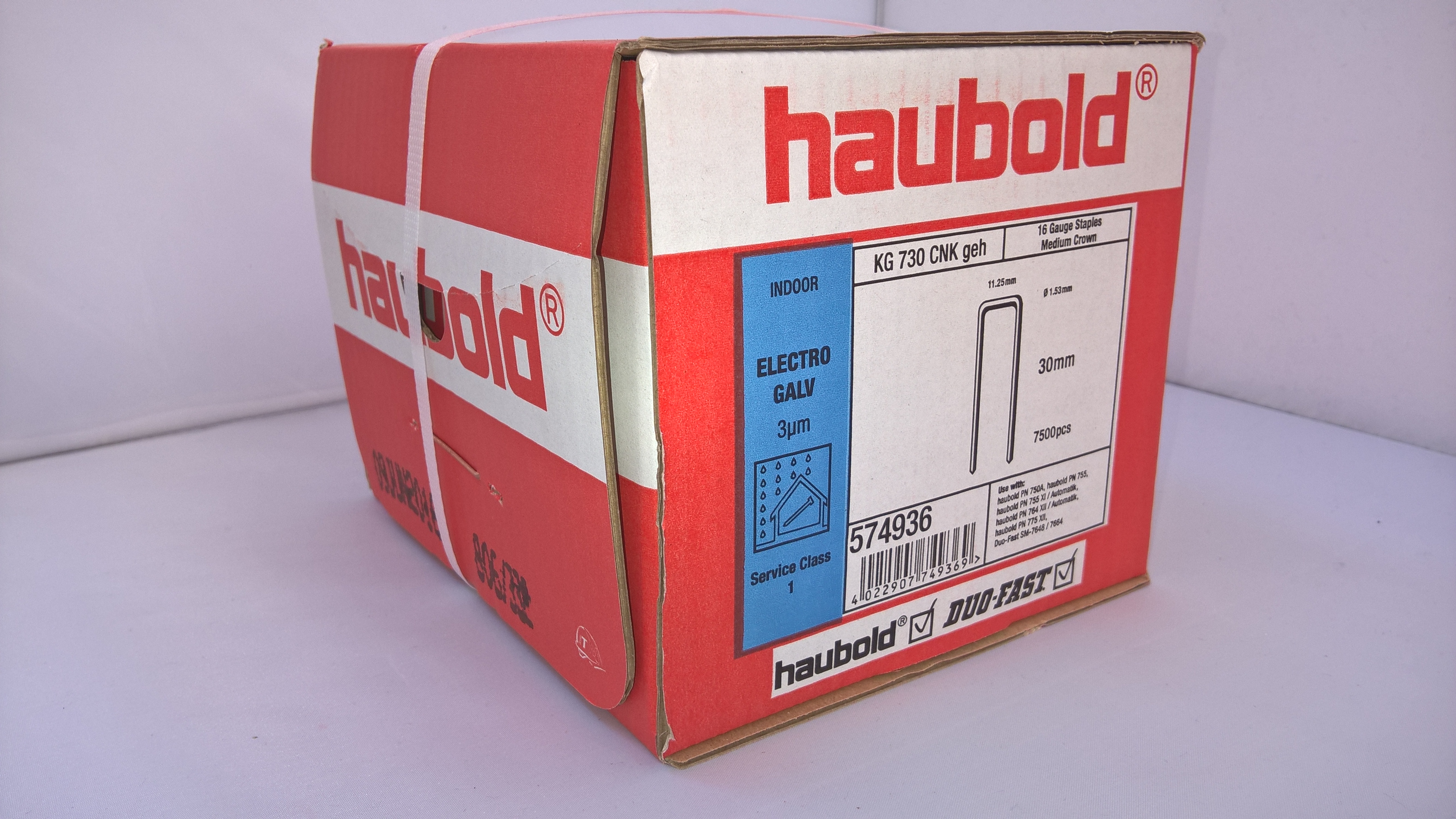 Haubold Klammern KG 730 CNK/H - 7500 Stück