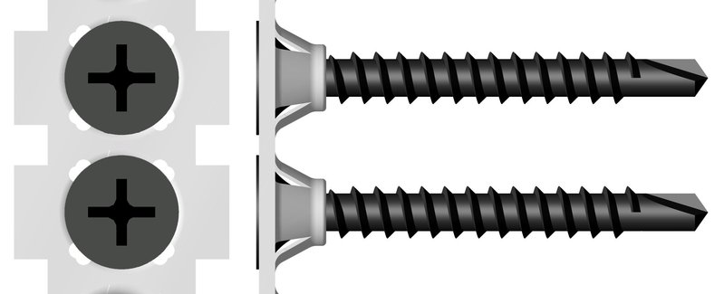 3.5x35mm magazinierte Schnellbauschraube mit Feingewinde und Bohrspitze 1000 Stk.
