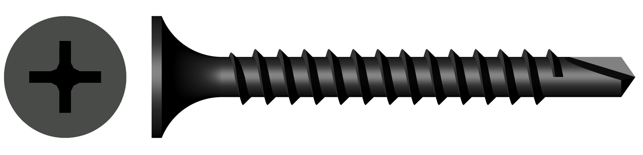 3.5x35mm magazinierte Schnellbauschraube mit Feingewinde und Bohrspitze 1000 Stk.