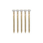 5.0x60mm Magazinierte Holzbauschrauben, gelb verzinkt, Torx25, 1.000 Stück