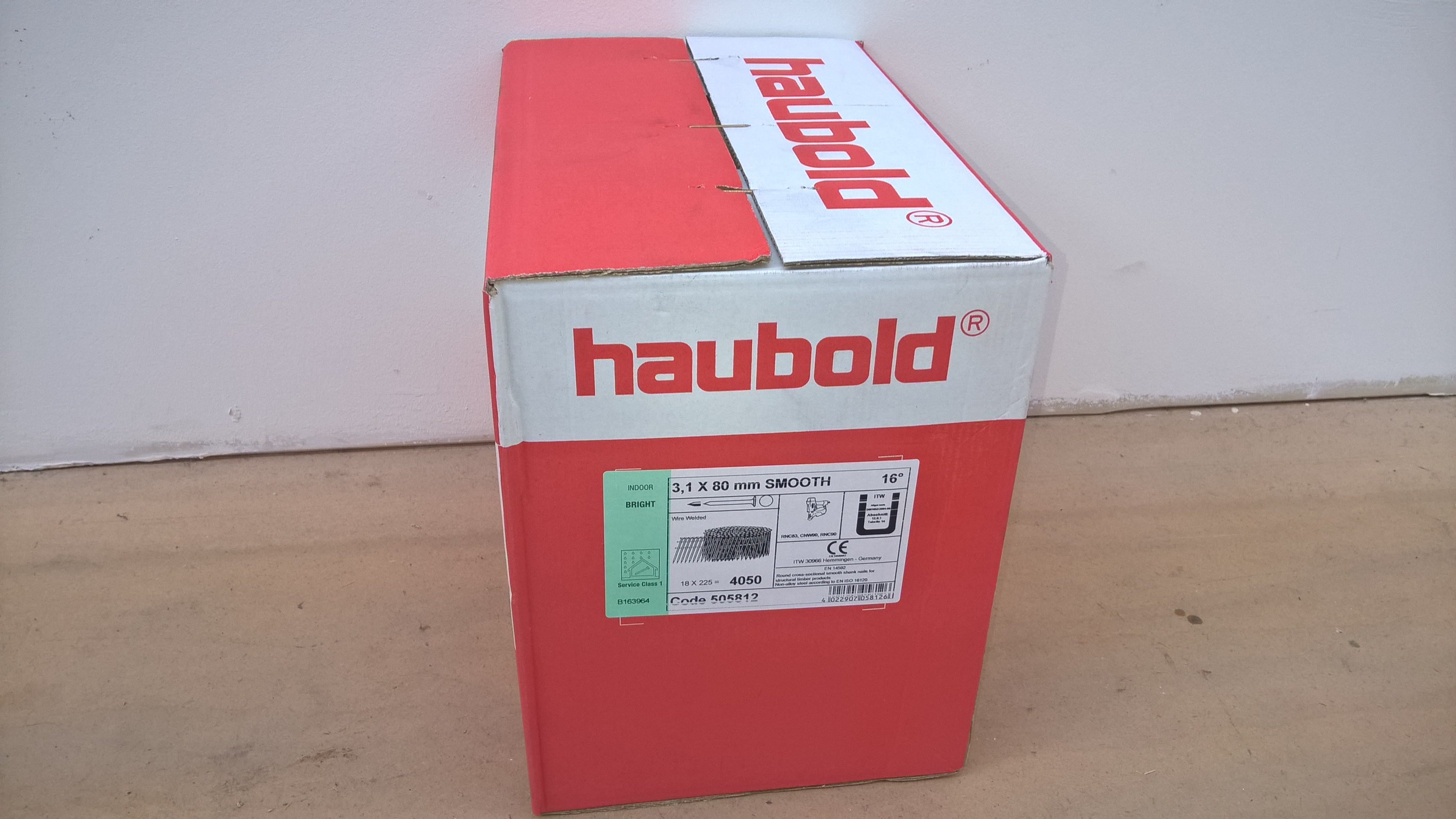 Haubold Nägel RNCW 31/80 - 4050 Stück