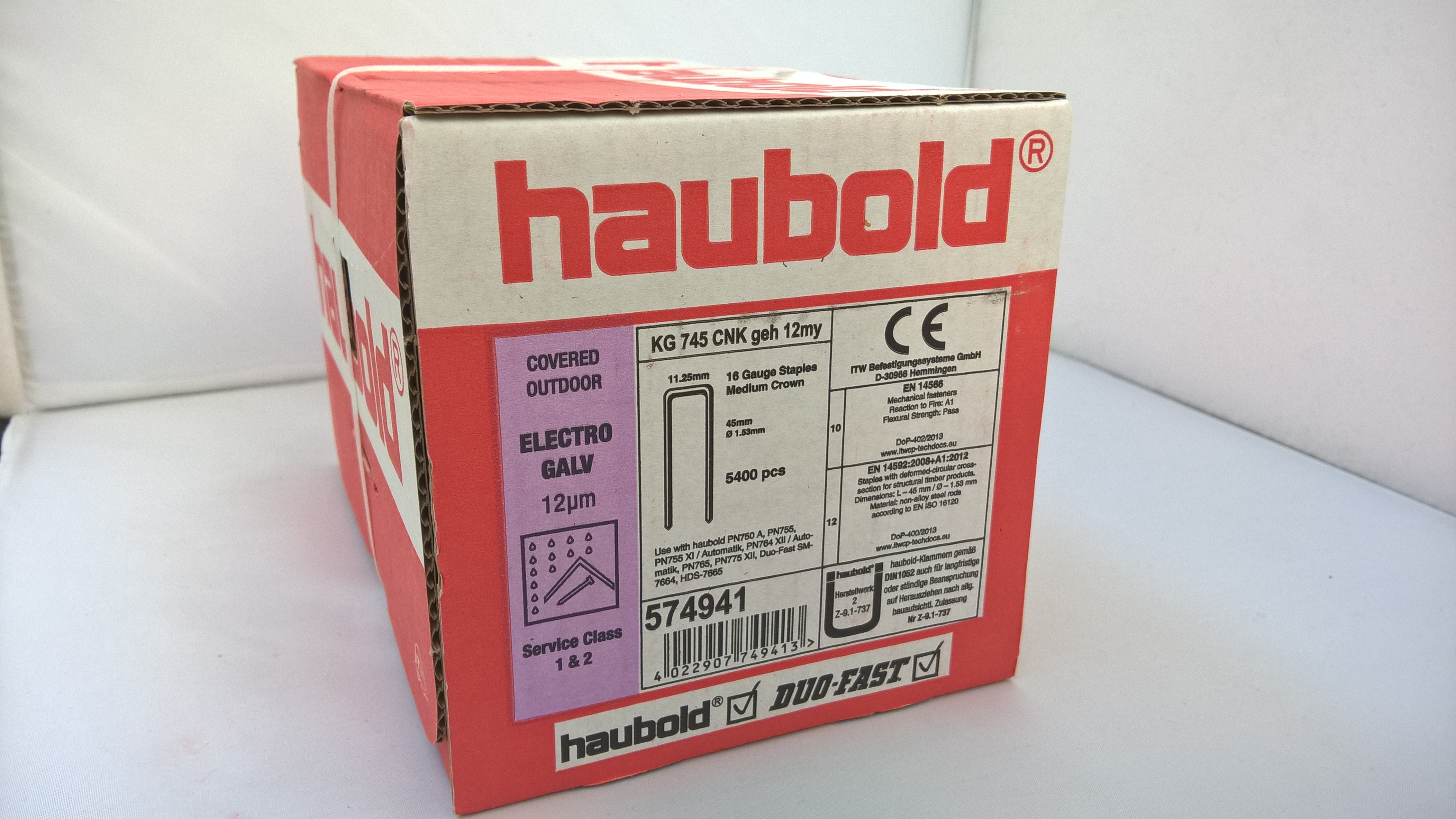 Haubold Klammern KG 745 CNK/H - 5400 Stück