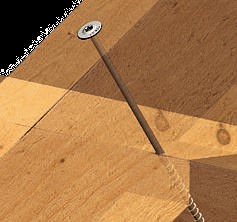Holzbauschraube 6,0x120 mm, blau verzinkt, Tellerkopf TG, TX 40